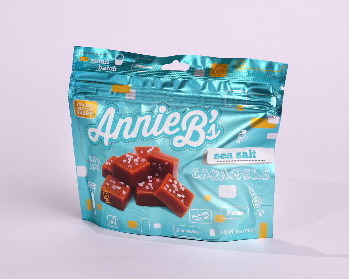 Sea Salt Caramel Pouch – Annie B's Candy